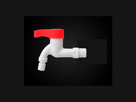 4分 红绿柄 塑料水龙头 商品图0