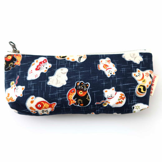 HUJI祤集笔袋风の花陶俑小猫 商品图0