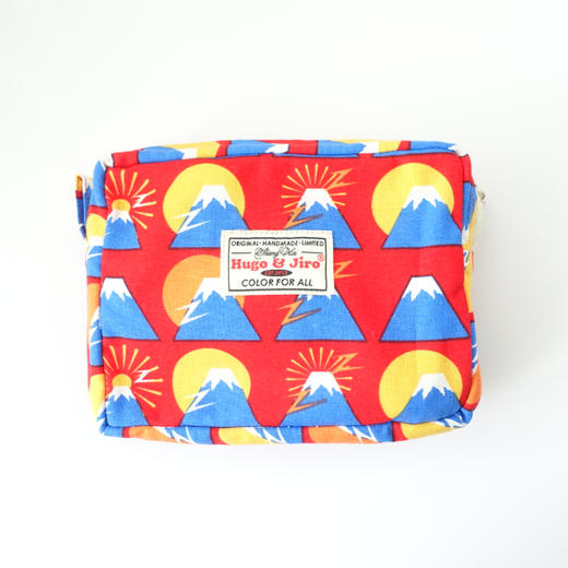 HUJI祤集Motley收纳包风の花太阳富士山 商品图2