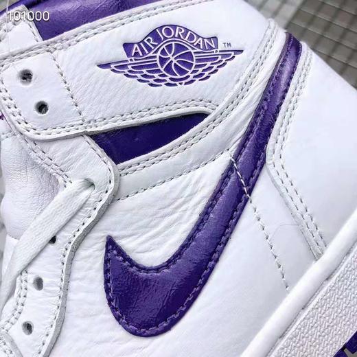 Air Jordan 1 “Court Purple”白紫 整体以白色为主调 商品图2