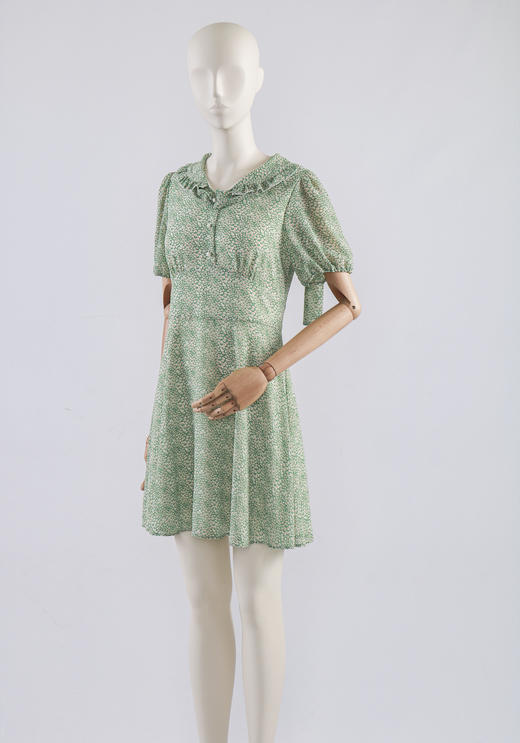 水手领减龄小个子连衣裙 商品图1