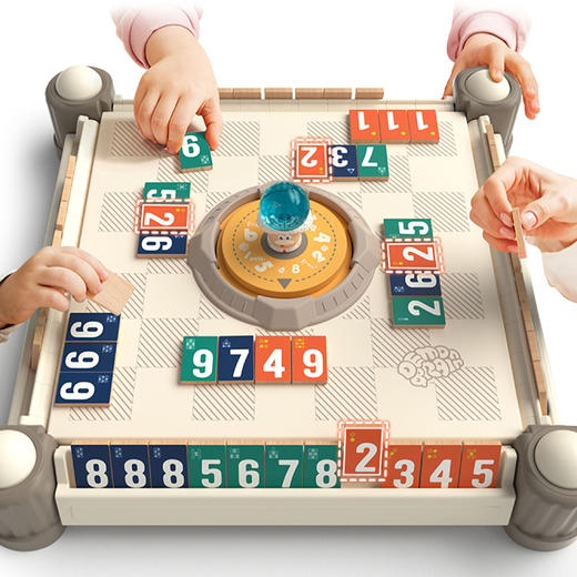 【国粹经典 数字麻将桌游】数字逻辑桌面游戏：排列组合，启蒙数理，创意叠加，边学边玩，数感加分！ 商品图1