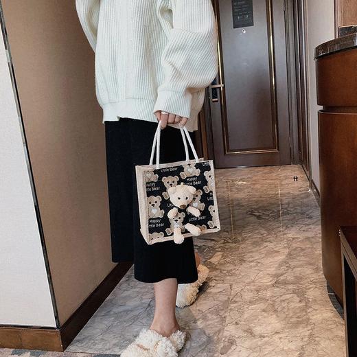 女学生手提包 化妆包ins饭盒袋便当箱包 商品图7