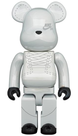 收藏系列 Be@rbrick 400%系列 白色耐克SB 商品图2