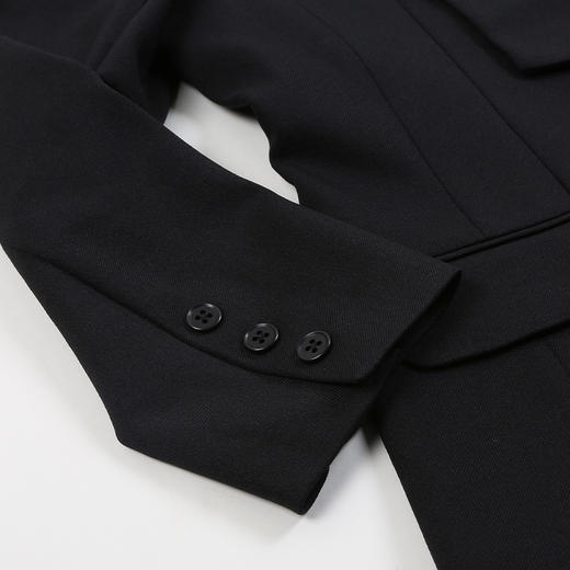 METTE2021年春夏新品女士西服外套职场通勤黑色小西装休闲外套 商品图4