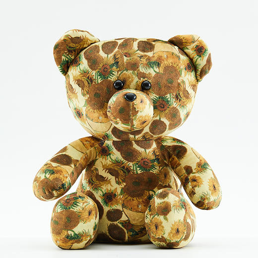 The National Gallery梵高向日葵系列创意小熊抱枕创意女朋友礼物送小孩 商品图3