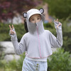 2021新款儿童防晒衣女冰丝防晒服夏季户外骑车衫遮阳服亲子薄款长袖皮肤衣 商品缩略图1