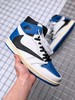 Travis Scott x Fragment x Air Jordan AJ1 High OG SP “Military Blue” 闪电倒钩 鞋头的大面积白色 商品缩略图0
