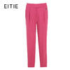 EITIE爱特爱春夏新款女装修身高腰直筒裤子小脚裤休闲6505210 商品缩略图5