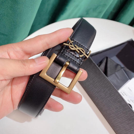 圣罗兰YSL 3.0cm方形搭扣腰带 商品图1