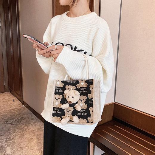 女学生手提包 化妆包ins饭盒袋便当箱包 商品图3