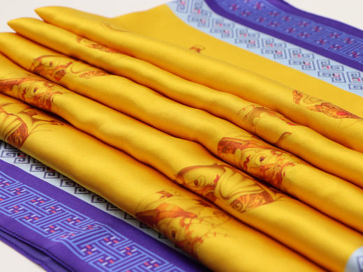 傣族元素真丝丝巾 商品图5