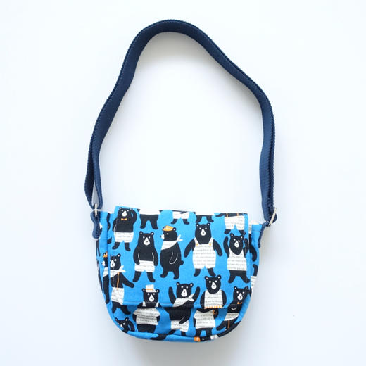 HUJI祤集Flap斜挎包插画户外阿熊 商品图0