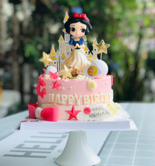 白雪公主蛋糕（半翻糖装饰） 商品图0