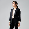 METTE2021年春夏新品女士西服外套职场通勤黑色小西装休闲外套 商品缩略图2
