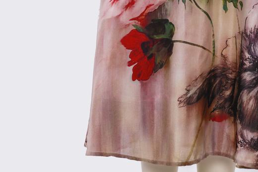 三粒盘扣中袖新国风连衣裙 商品图4