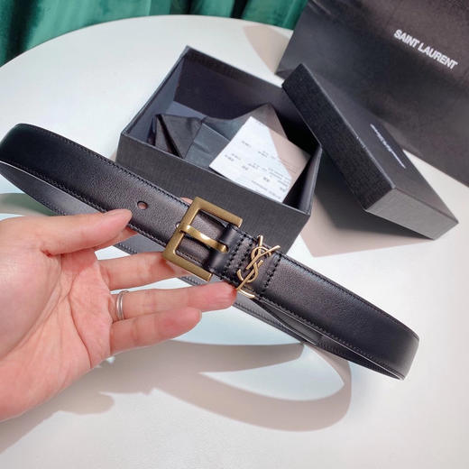 圣罗兰YSL 3.0cm方形搭扣腰带 商品图3