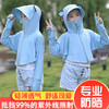 2021新款儿童防晒衣女冰丝防晒服夏季户外骑车衫遮阳服亲子薄款长袖皮肤衣 商品缩略图0