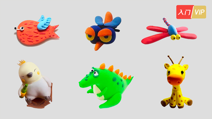 动物世界粘土教程丨梦想派出品