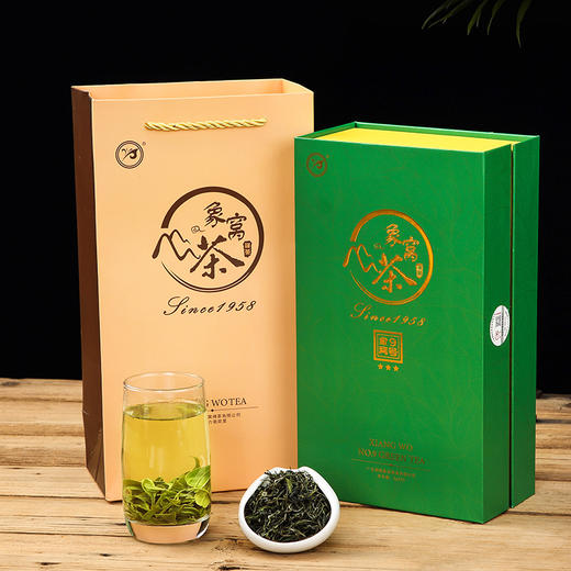象窝绿茶 9号三星绿茶礼盒装 100克/盒 纯手工一芽二三叶 商品图2