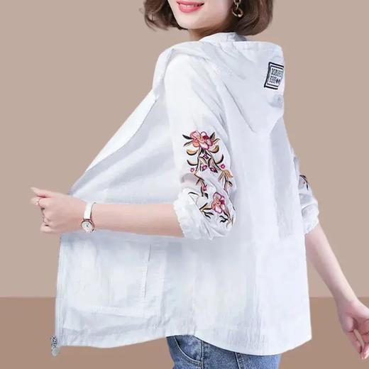 JXG-春季薄款短外套2021年新款透气防晒衣女宽松中年妈妈装夏季防晒衫 商品图1