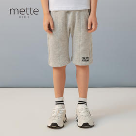 【纯棉针织短裤】夏季新品男童运动短裤时尚运动五分针织裤子