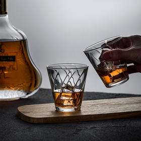 EROSHEBO艾罗赫柏日本进口创意纹玻璃杯家用果汁杯牛奶杯泡茶杯子水杯