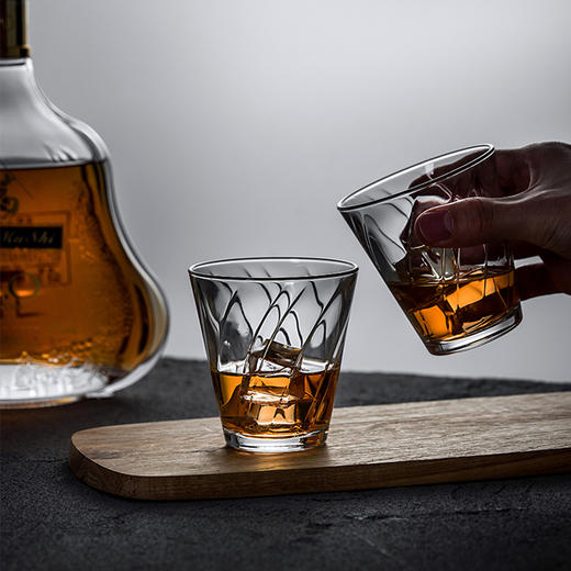 EROSHEBO艾罗赫柏日本进口创意纹玻璃杯家用果汁杯牛奶杯泡茶杯子水杯 商品图0