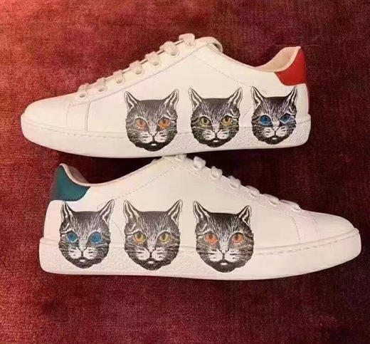 GUCCI-三只小猫小白鞋-纳德隆国际会员8折 商品图2