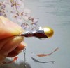 浓金色海水金珠18K金吊坠 商品缩略图4