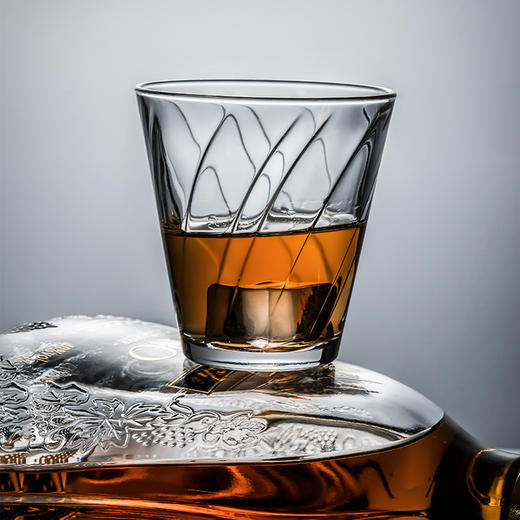 EROSHEBO艾罗赫柏日本进口创意纹玻璃杯家用果汁杯牛奶杯泡茶杯子水杯 商品图3