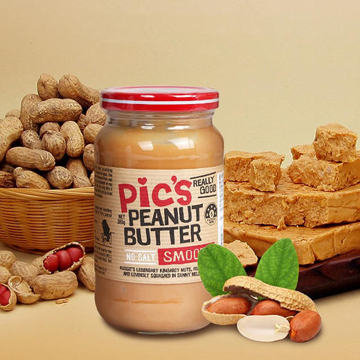 【已下架】积分换购 | pics花生酱 新西兰进口无盐380g 纯天然宝宝辅食拌面酱[福利品] 商品图4