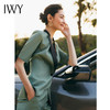 IWY/墨绿色职业西装套装时尚四分袖薄款气质上班休闲高端名媛CP1305 商品缩略图3