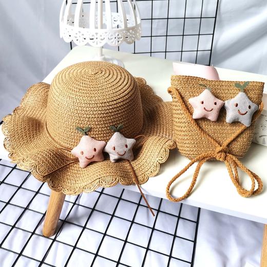 【夏季儿童草帽韩版】帽子出游防晒渔夫帽时尚饰品遮阳帽潮 商品图5