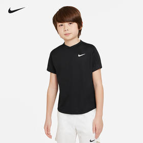 nike耐克网球服小孩子儿童青少年运动短袖上衣T恤轻薄快干CV7565