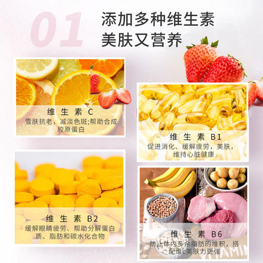 【每天2粒夺回水光肌】广药白云山胶原蛋白燕窝软糖小分子肽自由基水果糖草莓味美味又解馋 商品图1