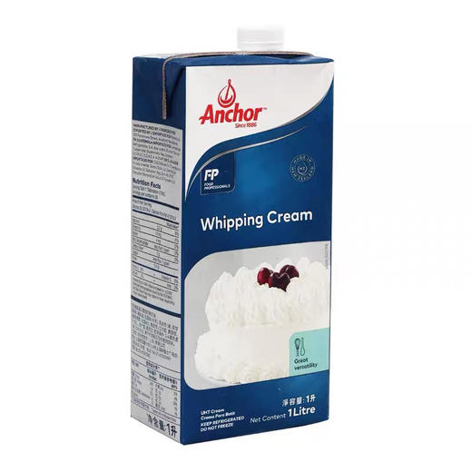 安佳淡奶油动物奶油1L 商品图0