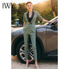 IWY/墨绿色职业西装套装时尚四分袖薄款气质上班休闲高端名媛CP1305 商品缩略图2