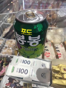 韩国葡萄味果汁