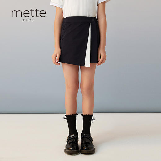 【撞色不规则裙裤】童装夏季新品女宝不规则撞色裙裤薄款短裤 商品图0
