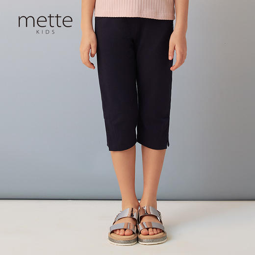 【纯棉七分铅笔裤】夏季新品女童七分休闲裤修身舒适打底裤 商品图0