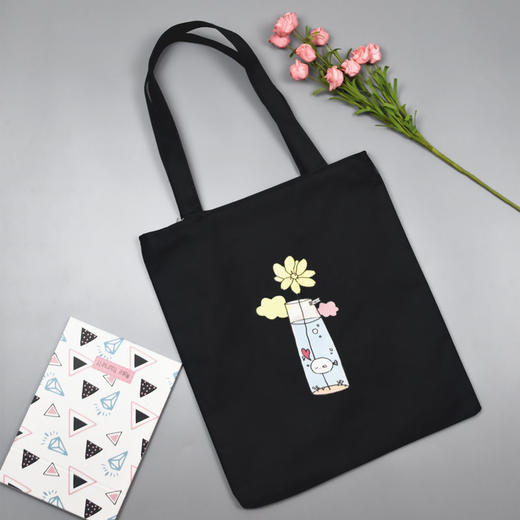 【文艺时尚托特包】烫画牛津女单肩包学生简约帆布包大手提箱袋 商品图7