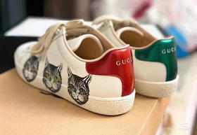 GUCCI-三只小猫小白鞋-纳德隆国际会员8折