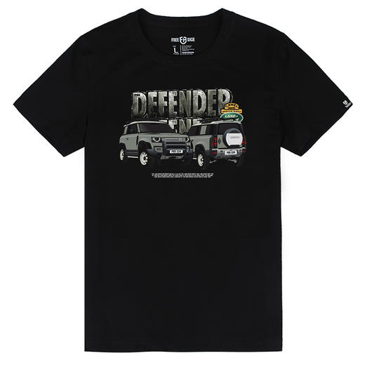 DEFENDER路虎新款卫士原创手绘图案定制休闲短袖T恤夏季青春流行 NMT-1313 商品图1