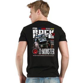 硬汉越野攀爬风格设计夏季户外聚会休闲短袖T恤男士潮流新款半袖 NMT-1616