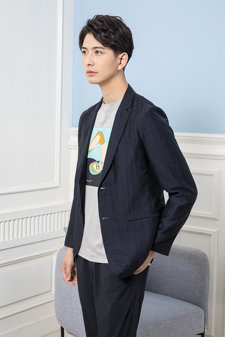 callisto微泡天丝休闲便西  SQFJK058C