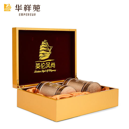 华祥苑 英伦风尚 金骏眉 礼盒装100g 商品图2