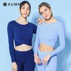 AUMNIE | 裸感前环绕长袖上衣 / NUDE FRONT WRAP LST 商品缩略图0