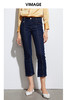 VIMAGE纬漫纪品牌女装百搭显瘦修身弹力九分牛仔裤VA2105119 商品缩略图6
