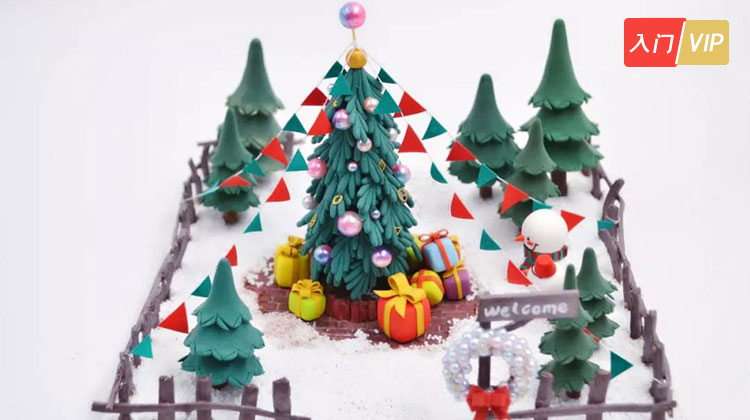 圣诞系列粘土教程丨梦想派出品